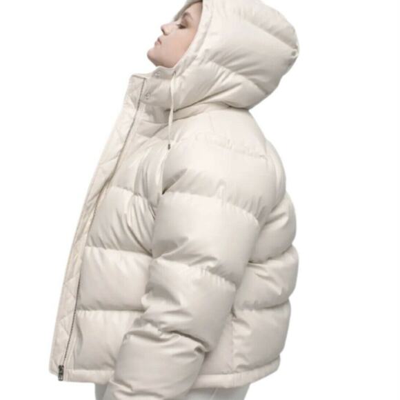 Good American Faux Leather Coat NWT Size L/XL - Picture 4 of 10